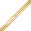 Thumbnail Image 0 of Italian Gold 6.0mm Double Row Curb Chain Bracelet in 14K Gold - 7.5"