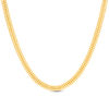 6.0mm Double Row Curb Chain Necklace in 14K Gold - 18"