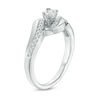 Thumbnail Image 1 of 0.18 CT. T.W. Diamond Bypass Promise Ring in Sterling Silver