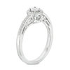 Thumbnail Image 1 of 0.15 CT. T.W. Diamond Frame Promise Ring in Sterling Silver
