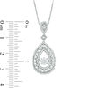 Thumbnail Image 1 of Unstoppable Love™ 0.95 CT. T.W. Diamond Double Teardrop Pendant in 14K White Gold