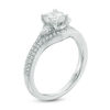 Thumbnail Image 1 of 0.87 CT. T.W. Diamond Split Shank Engagement Ring in 10K White Gold