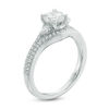 Thumbnail Image 2 of 0.87 CT. T.W. Diamond Split Shank Engagement Ring in 10K White Gold