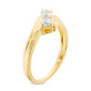 Thumbnail Image 1 of 0.45 CT. T.W. Diamond Past Present Future® Bypass Engagement Ring in 10K Gold