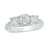 Thumbnail Image 0 of 2.00 CT. T.W. Diamond Past Present Future® Engagement Ring in 14K White Gold