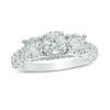 Thumbnail Image 1 of 2.00 CT. T.W. Diamond Past Present Future® Engagement Ring in 14K White Gold