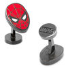 Thumbnail Image 1 of Men's ©MARVEL Spider-Man Enamel Cuff Links in Grey Rhodium Brass