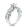 Thumbnail Image 1 of 1.00 CT. T.W. Diamond Multi-Row Engagement Ring in 10K White Gold