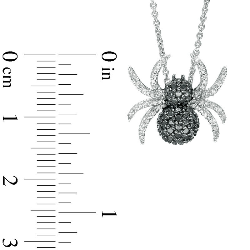 Black diamond spider necklace deals