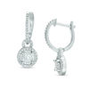 0.50 CT. T.W. Diamond Doorknocker Drop Earrings in 10K White Gold