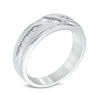 Thumbnail Image 2 of Ever Us™ 0.50 CT. T.W. Two Stone Diamond Satin Slant Band in 14K White Gold