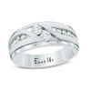 Thumbnail Image 1 of Ever Us™ 1.00 CT. T.W. Two Stone Diamond Satin Slant Band in 14K White Gold