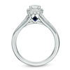 Thumbnail Image 2 of Vera Wang Love Collection 0.70 CT. T.W. Emerald-Cut Diamond Rectangle Frame Engagement Ring in 14K White Gold