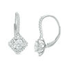 Thumbnail Image 1 of 1.38 CT. T.W. Certified Canadian Diamond Kite-Shaped Scalloped Frame Drop Earrings in 14K White Gold (I/I2)