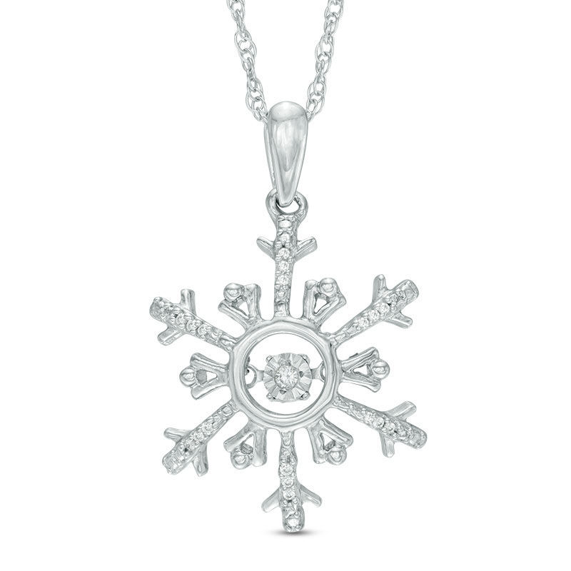 Unstoppable Love™ Diamond Accent Snowflake Pendant in Sterling Silver|Peoples Jewellers