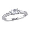 Thumbnail Image 0 of 0.50 CT. T.W. Princess-Cut Diamond Three Stone Engagement Ring in 10K White Gold