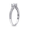 0.50 CT. T.W. Princess-Cut Diamond Three Stone Engagement Ring in 10K White Gold