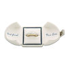 Thumbnail Image 3 of Ever Us™ 0.20 CT. T.W. Two Stone Square-Cut Diamond Satin Band in 14K Two-Tone Gold