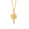 Thumbnail Image 1 of Ever Us™ 0.25 CT. T.W. Two-Stone Diamond Bypass Pendant in 14K Gold - 19"