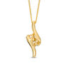 Ever Us™ CT. T.W. Two-Stone Diamond Bypass Pendant in 14K Gold