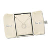 Thumbnail Image 3 of Ever Us™ 0.60 CT. T.W. Two-Stone Diamond Open Circle Pendant in 14K White Gold - 19"