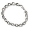 Thumbnail Image 0 of Rope-Textured Link Bracelet in Sterling Silver - 7.5"
