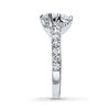 Thumbnail Image 4 of Ever US™ 2.00 CT. T.W. Certified Two-Stone Diamond Bypass Ring in 14K White Gold (I/SI2)