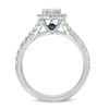 Thumbnail Image 2 of Vera Wang Love Collection 0.70 CT. T.W. Composite Diamond Pear-Shaped Frame Engagement Ring in 14K White Gold