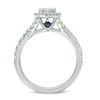 Thumbnail Image 3 of Vera Wang Love Collection 0.70 CT. T.W. Composite Diamond Pear-Shaped Frame Engagement Ring in 14K White Gold