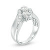 Thumbnail Image 1 of 1.20 CT. T.W. Diamond Past Present Future® Slant Engagement Ring in 14K White Gold