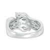 Thumbnail Image 2 of 1.20 CT. T.W. Diamond Past Present Future® Slant Engagement Ring in 14K White Gold