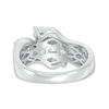 Thumbnail Image 3 of 1.20 CT. T.W. Diamond Past Present Future® Slant Engagement Ring in 14K White Gold