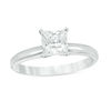 Thumbnail Image 0 of 1.00 CT. Certified Princess-Cut Diamond Solitaire Engagement Ring in 14K White Gold (J/I3)