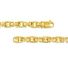 Thumbnail Image 1 of Men's 6.2mm Byzantine Chain Bracelet in 10K Gold - 8.5"