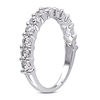 Thumbnail Image 2 of Lab-Created White Sapphire Band in Sterling Silver
