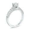 Thumbnail Image 1 of 4.5mm Lab-Created White Sapphire Engagement Ring in 10K White Gold