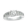 Thumbnail Image 0 of 5.2mm Lab-Created White Sapphire Engagement Ring in Sterling Silver