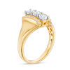 Thumbnail Image 1 of 0.45 CT. T.W. Diamond Past Present Future® Linear Ring in 14K Gold
