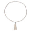 Thumbnail Image 1 of 4.5 - 11.0mm Cultured Freshwater Pearl Tassel Strand Necklace with Sterling Silver Clasp - 30"