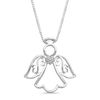 Open Hearts by Jane Seymour™ Diamond Accent Angel Pendant in Sterling Silver