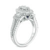 Thumbnail Image 2 of Vera Wang Love Collection 1.18 CT. T.W. Composite Diamond Octagonal Frame Engagement Ring in 14K White Gold
