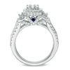 Thumbnail Image 3 of Vera Wang Love Collection 1.18 CT. T.W. Composite Diamond Octagonal Frame Engagement Ring in 14K White Gold