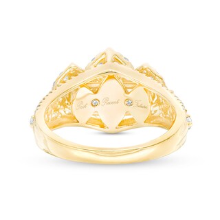 1.95 CT. T.W. Marquise Diamond Past Present Future® Frame Engagement Ring in 14K Gold