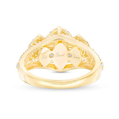 1.95 CT. T.W. Marquise Diamond Past Present Future® Frame Engagement Ring in 14K Gold