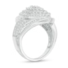 Thumbnail Image 2 of 1.45 CT. T.W. Composite Diamond Marquise Bypass Frame Ring in 10K White Gold