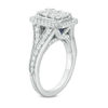 Thumbnail Image 1 of Vera Wang Love Collection 1.45 CT. T.W. Composite Diamond Rectangle Frame Engagement Ring in 14K White Gold