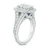 Thumbnail Image 2 of Vera Wang Love Collection 1.45 CT. T.W. Composite Diamond Rectangle Frame Engagement Ring in 14K White Gold