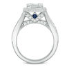 Thumbnail Image 2 of Vera Wang Love Collection 1.45 CT. T.W. Composite Diamond Rectangle Frame Engagement Ring in 14K White Gold