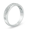 Thumbnail Image 2 of 0.45 CT. T.W. Princess-Cut Diamond Double Row Wedding Band in 10K White Gold
