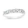 Thumbnail Image 0 of 0.30 CT. T.W. Marquise and Round Diamond Wedding Band in 10K White Gold